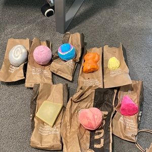 Lush bath bombs & soaps